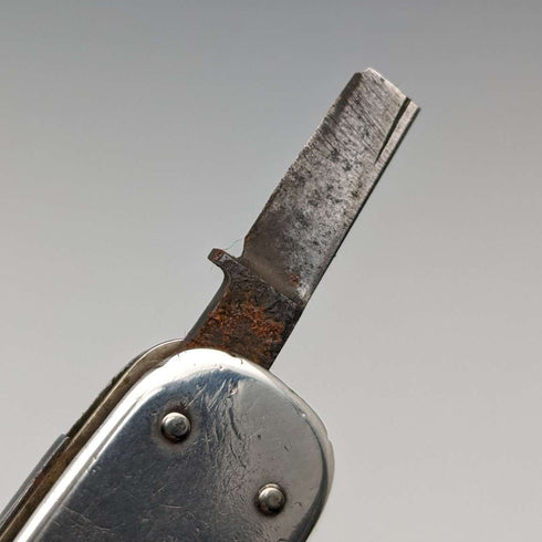 1923 British Vintage Sterling Silver Handle Multi Tool Needham Brothers