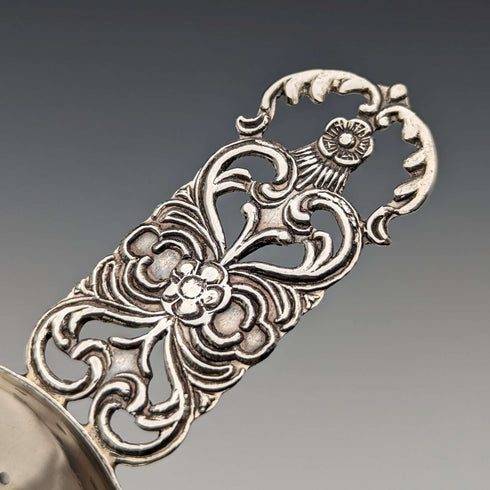 Vintage Sterling Silver Tea Strainer Openwork Engraving 40g