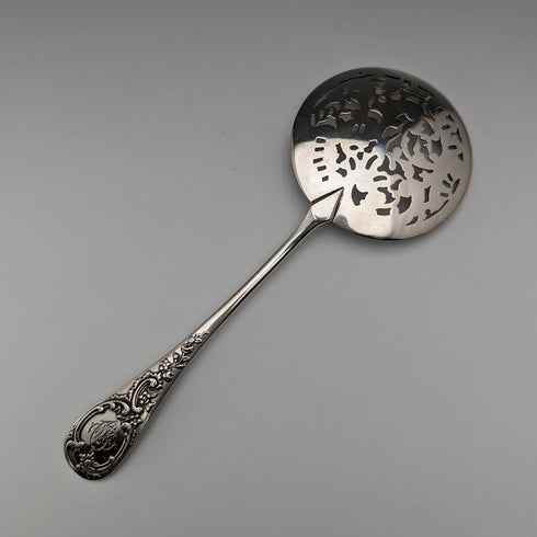 Belgian Antique 800 Silver Openwork Cake Server 54g