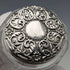 Circa 1903 British Antique Sterling Silver Lid Glass Jar Set of 3