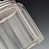 Circa 1903 British Antique Sterling Silver Lid Glass Jar Set of 3