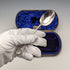 Circa 1900 British Antique Sterling Silver Spoon and Napkin Ring Set 36g in Case Hilliard and Tomason