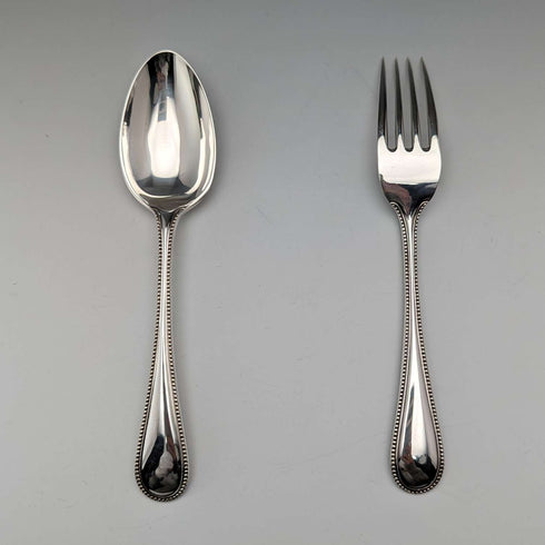 Circa 1870 British Antique Silver Plated Cleaning Set in Case