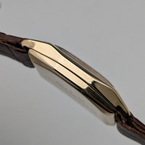 1949 British Vintage Benson K9 solid gold rectan Dennison case mechanical watch in good working order