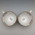 Early 20th Century British Vintage Minton Teacup Trio Pair Cockatrice Green