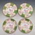 Early 20th Century British Vintage Minton Teacup Trio Pair Cockatrice Green