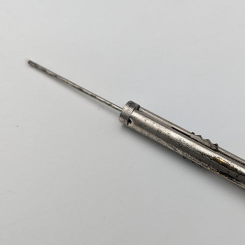 20世紀初頭 アンティーク 花彫刻 835シルバー 推進式シャープペンシル