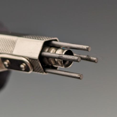 英国ヴィンテージ ヤード・オ・レッド ロジウムメッキ ヘキサゴン 推進式ペンシル 紙箱入