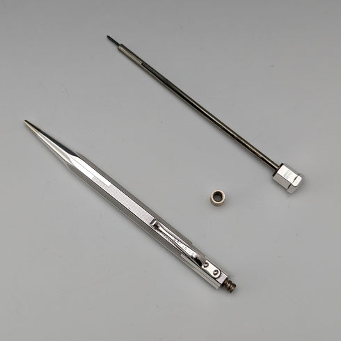 英国ヴィンテージ ヤード・オ・レッド ロールドシルバー ヘキサゴン 推進式ペンシル ケース入