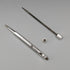 British Vintage Yard O' Red Rolled Silver Hexagon Propelled Pencil in Case