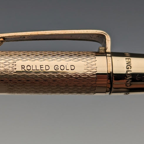 英国ヴィンテージ ヤード・オ・レッド ロールドゴールド製 推進式ミニペンシル YARD-O-LETTE