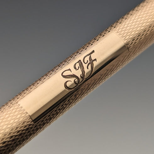 英国ヴィンテージ ヤード・オ・レッド ロールドゴールド製 推進式ミニペンシル YARD-O-LETTE 丸カン付