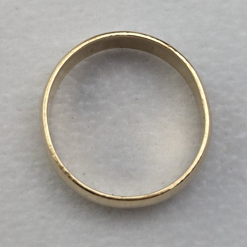 1983年 英国ヴィンテージ ジュエリー K18ゴールドリング 3.2g 指輪 Michael Slade