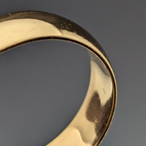 1983年 英国ヴィンテージ ジュエリー K18ゴールドリング 3.2g 指輪 Michael Slade