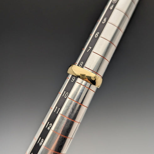 1983年 英国ヴィンテージ ジュエリー K18ゴールドリング 3.2g 指輪 Michael Slade