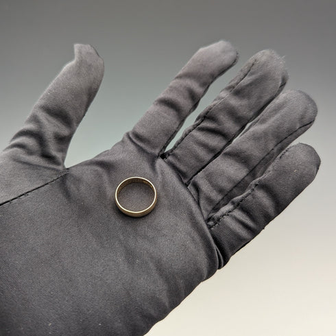 1983年 英国ヴィンテージ ジュエリー K18ゴールドリング 3.2g 指輪 Michael Slade