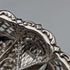 1902 British Antique Sterling Silver Floral Dish 43g Walker and Hall