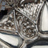 1902 British Antique Sterling Silver Floral Dish 43g Walker and Hall