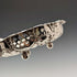 1902 British Antique Sterling Silver Floral Dish 43g Walker and Hall