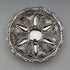 1902 British Antique Sterling Silver Floral Dish 43g Walker and Hall