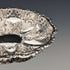 1902 British Antique Sterling Silver Floral Dish 43g Walker and Hall