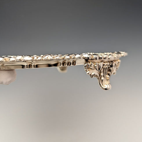 約 1825 年英國古董謝菲爾德盤卡托盤直徑 23 厘米