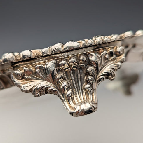 約 1825 年英國古董謝菲爾德盤卡托盤直徑 23 厘米