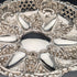 1902 British Antique Sterling Silver Floral Dish 43g Walker and Hall