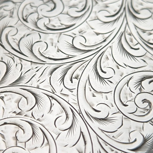 1902 British antique sterling silver cigar case 133g HD