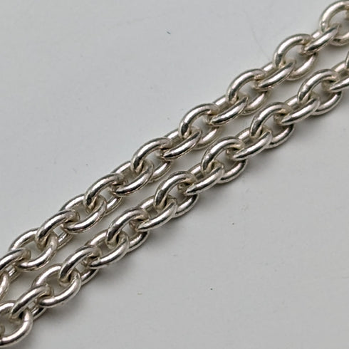 1976 年英國復古純銀梨形吊墜和純銀項鍊