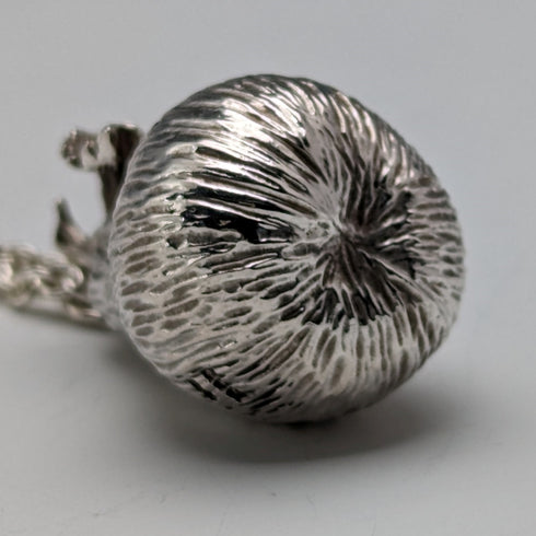 1976 年英國復古純銀梨形吊墜和純銀項鍊