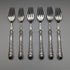 1871 British antique all-sterling silver fish cutlery set, 6 pairs, total 608g, Martin and Hall, with tray