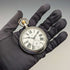 Circa 1905 Antique Omega Pocket Watch Silver Side Diameter 59mm Railroad Watch Good Working Condition