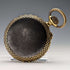 Circa 1890 Antique Pountet Chavet Pocket Watch with Gold Filling and Gunmetal Case in Good Working Condition