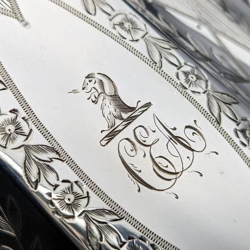 1880年頃 英国アンティーク シルバープレート製 コーヒーポットThomas Prime