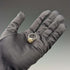 1976 British vintage jewelry rose engraved sterling silver ring