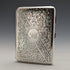 1895 British antique double door sterling silver card case 101g Joseph Gloster