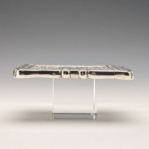 1900 British antique sterling silver card case 60g FREDERICK MARSON