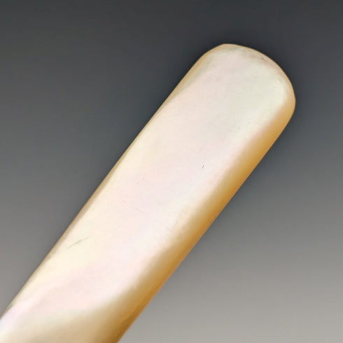 1898年頃 英国アンティーク 白蝶貝ハンドル デザートカトラリー12ペアセット 木箱入り