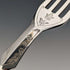 1870 British antique carved mother-of-pearl handle fruit cutlery set of 5 pairs in wooden box by MARTIN HALL