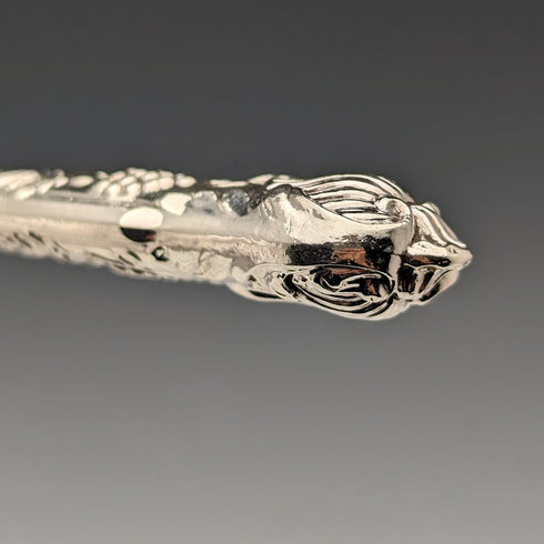 1842 年英國古董純銀水果餐具組 6 對共 561 克 William Sansom 木盒