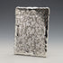 1903 British antique sterling silver large card case, 87g, William Bruford and Sons
