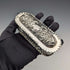1901 British antique sterling silver box 101g Mappin and Webb