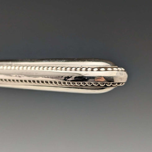 Late 19th Century British Antique All Sterling Silver Fish Cutlery 3 Pairs by John Gilbert