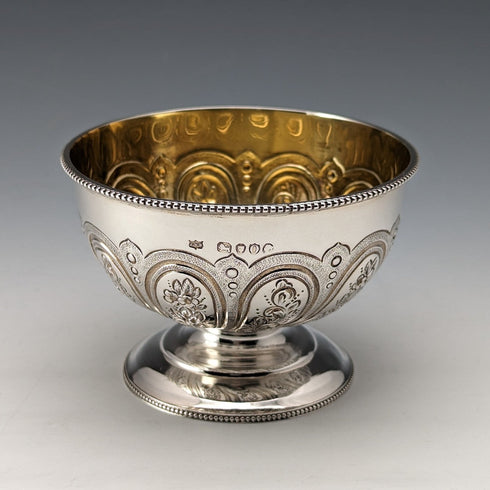 Circa 1889 British antique sterling silver bachelor tea set, total weight 471g, Mappin and Webb