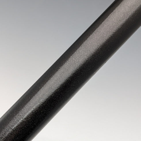 1925年 英国ヴィンテージ 紳士用ステッキ 純銀製 丸ハンドル ブラックシャフト 91cm J Howell