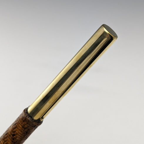 ヴィンテージ 紳士用 籐編み ウィッカーステッキ 杖 87cm