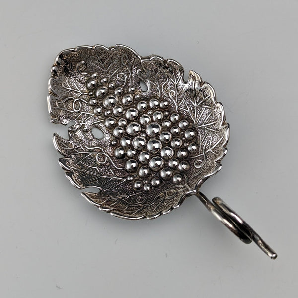 1939 Vintage Sterling Silver Tea Caddy Spoon, 19th Century Reproduction, Metropolitan Museum of Art