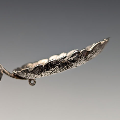 1939 Vintage Sterling Silver Tea Caddy Spoon, 19th Century Reproduction, Metropolitan Museum of Art