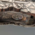 American antique sterling silver detailed decorative portable folding glasses Roniet